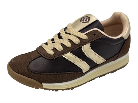 gold&gold gb1110 testa di moro sneaker tessuto donna