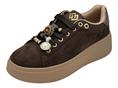 gold&gold gb1093 testa di moro sneaker tessuto donna