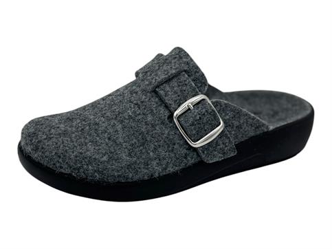 grunland ci2961 grigio ciabatta feltro   donna
