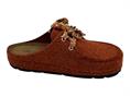 grunland ci3391 mattone ciabatta feltro lana donna