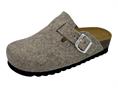grunland cb2241 taupe ciabatta feltro  donna
