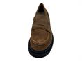 grunland sc6415 marrone mocassino camoscio donna