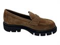 grunland sc6415 marrone mocassino camoscio donna