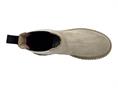 frau a40c5 beige tronchetto camoscio platform donna