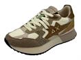 sun68 z45222 beige sneaker tessuto  donna
