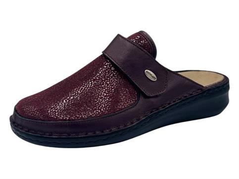 grunland ce0473 bordo' ciabatta donna plantare