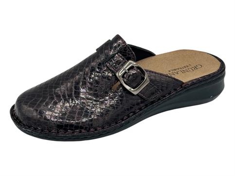 grunland ce0572 bordo ciabatta donna plantare