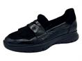 frau 43q0 nero mocassino pelle donna fondo extraligt