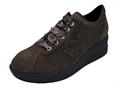 melluso r25656q testa di moro sneakers pelle  donna