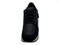 MELLUSO R25549 nero allacciata donna zeppa cerniera