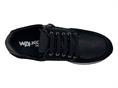 MELLUSO R25549 nero allacciata donna zeppa cerniera