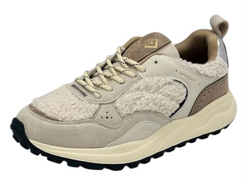 gold&gold gb999 beige sneakers ecopelle donna