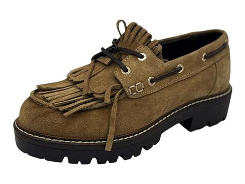 unika 100 sughero mocassino camoscio donna