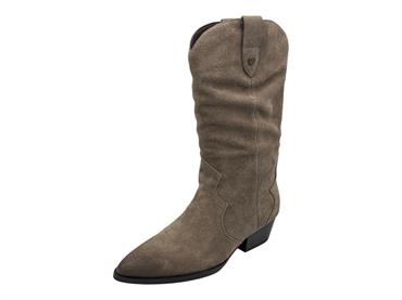 J-1292 taupe janet stivale camosco texano donna