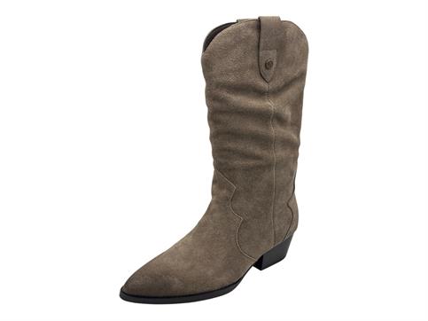 J-1292 taupe janet stivale camosco texano donna