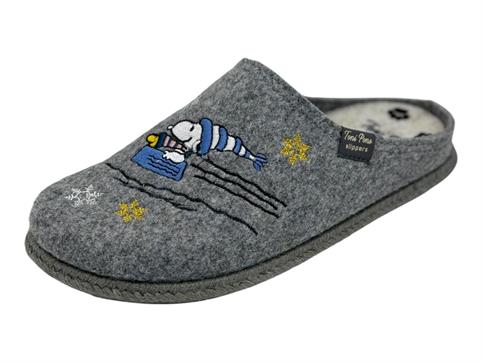 toni pons snoopy grigio ciabatta  donna
