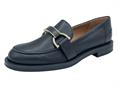 FRAU 90L2 NERO mocassino donna pelle made in italy