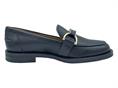 FRAU 90L2 NERO mocassino donna pelle made in italy