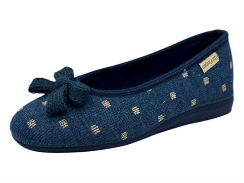 grunland pa0879 jeans ballerina  donna tessuto