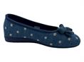 grunland pa0879 jeans ballerina  donna tessuto