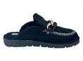 grunland ci1606 nero ciabatta donna catena pelo