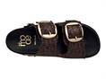 ndo 1034 cioccolato ciabatta pelle platform  donna