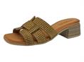 melluso k56075 cuoio ciabatta donna pelle memory
