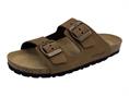 grunland cb6003 marrone ciabatta doppia fascia donna