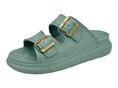 grunland ci1906 salvia ciabatta gomma platform donna