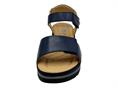 melluso 019185q navy sandalo donna pelle