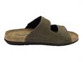 grunland ci3126 oliva ciabatta pelle 2 fasce uomo