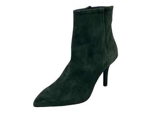 sei unica C134 verde tronchetto camoscio donna