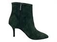 sei unica C134 verde tronchetto camoscio donna