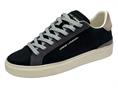 crime london 11701 nero sneakers pelle  uomo
