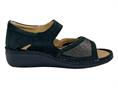 grunland sc5635 nero sandalo  donna plantare