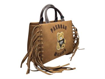 pashbag 20140-she-w6b-p camel borsa tessuto