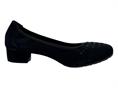 calpierre db604 nero decolte camoscio donna